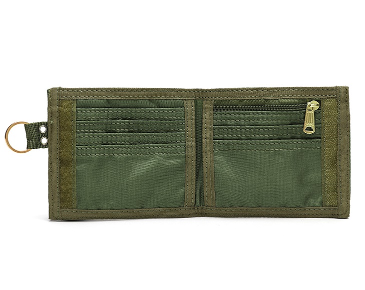 钱包卡夹短款帆布钱夹